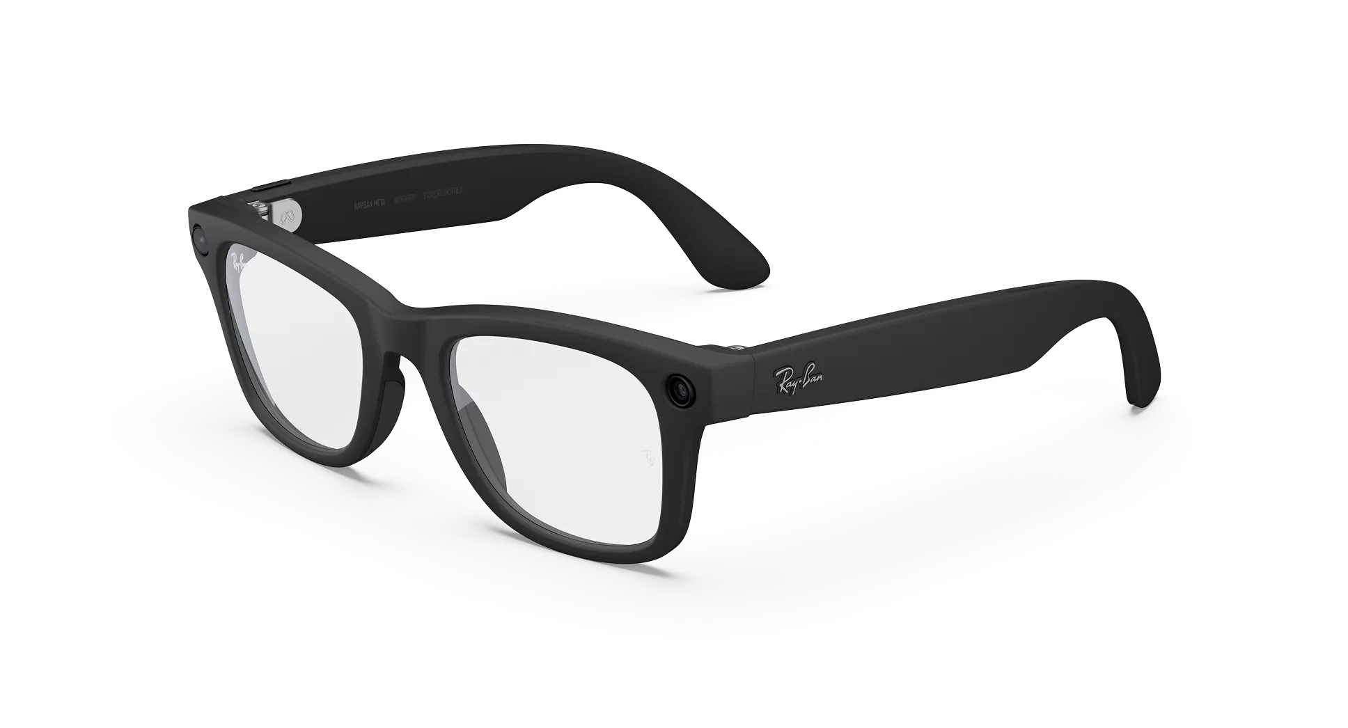 Ray‑Ban Meta Wayfarer Gen 2 (Matte Black,Clear Lens )