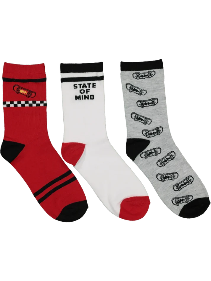 Pack of 3 Pack Crew Socks