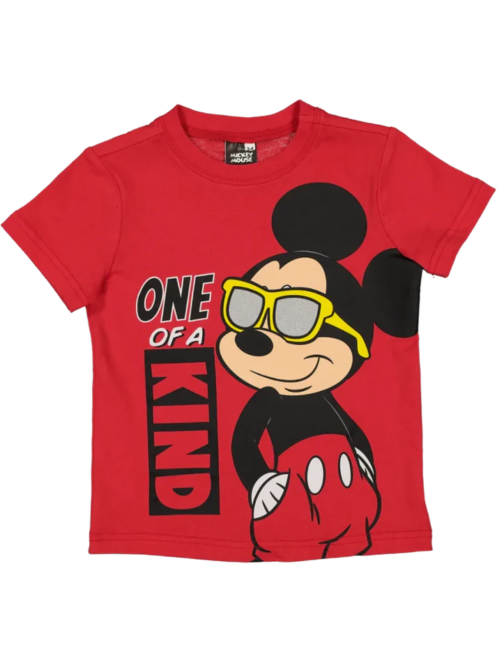 Kids T-Shirt, Red Mickey Mouse