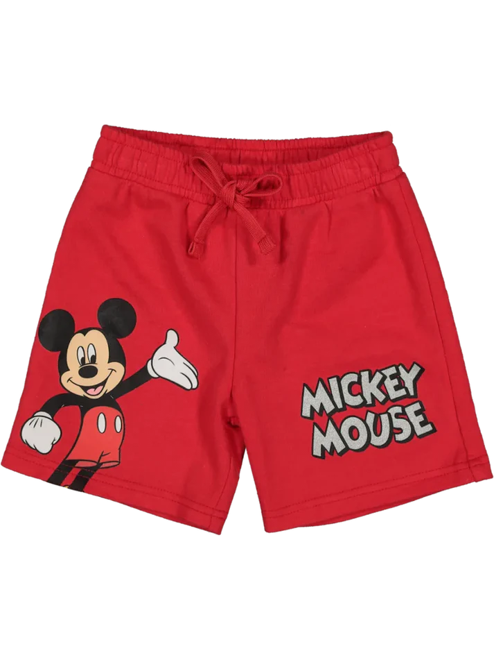 Kids Shorts Red Mickey Mouse Shorts